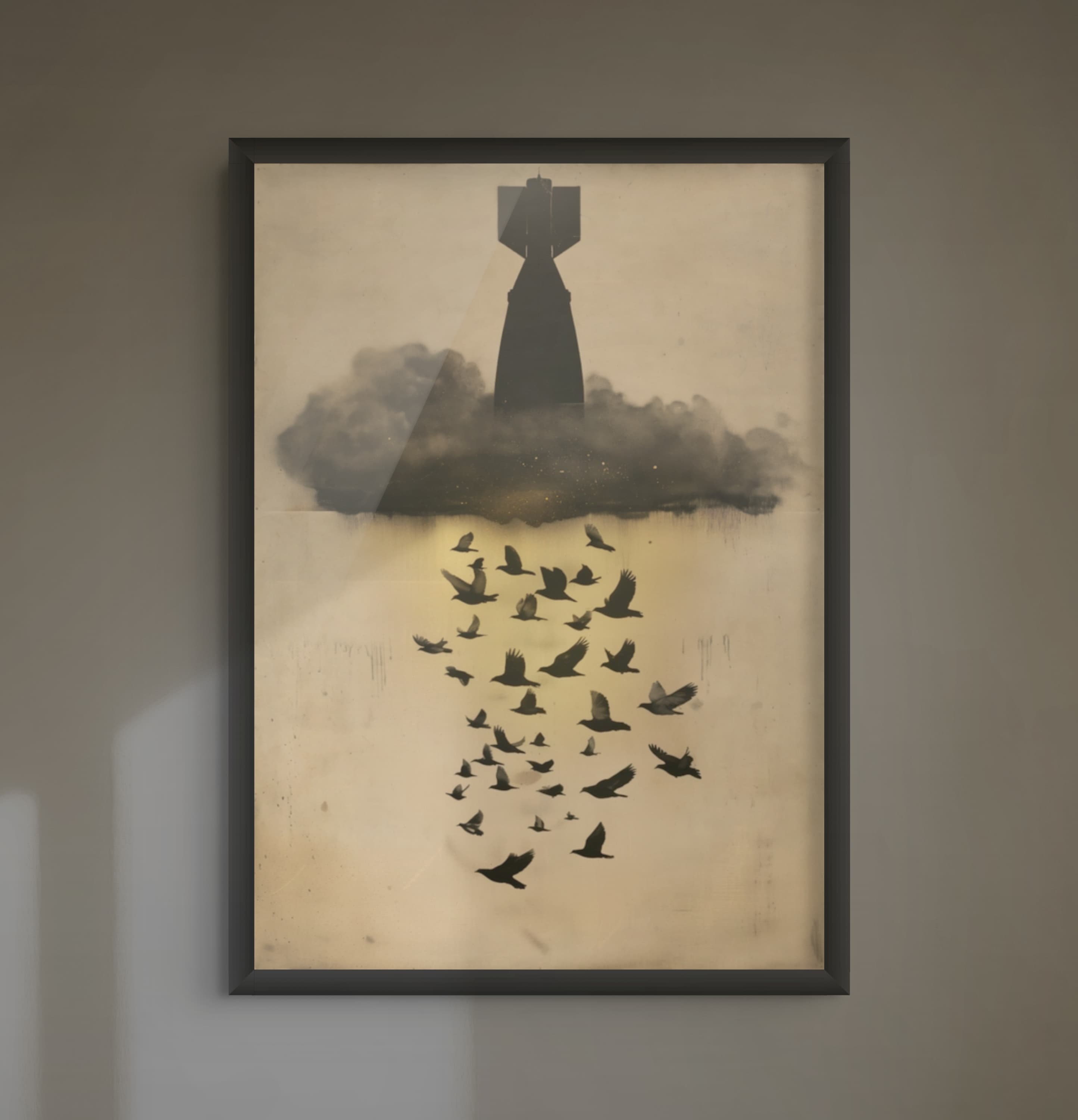 The Lucky Cloud ([TODO: Location / Year]) — framed limited edition giclée art print by Lost Axis