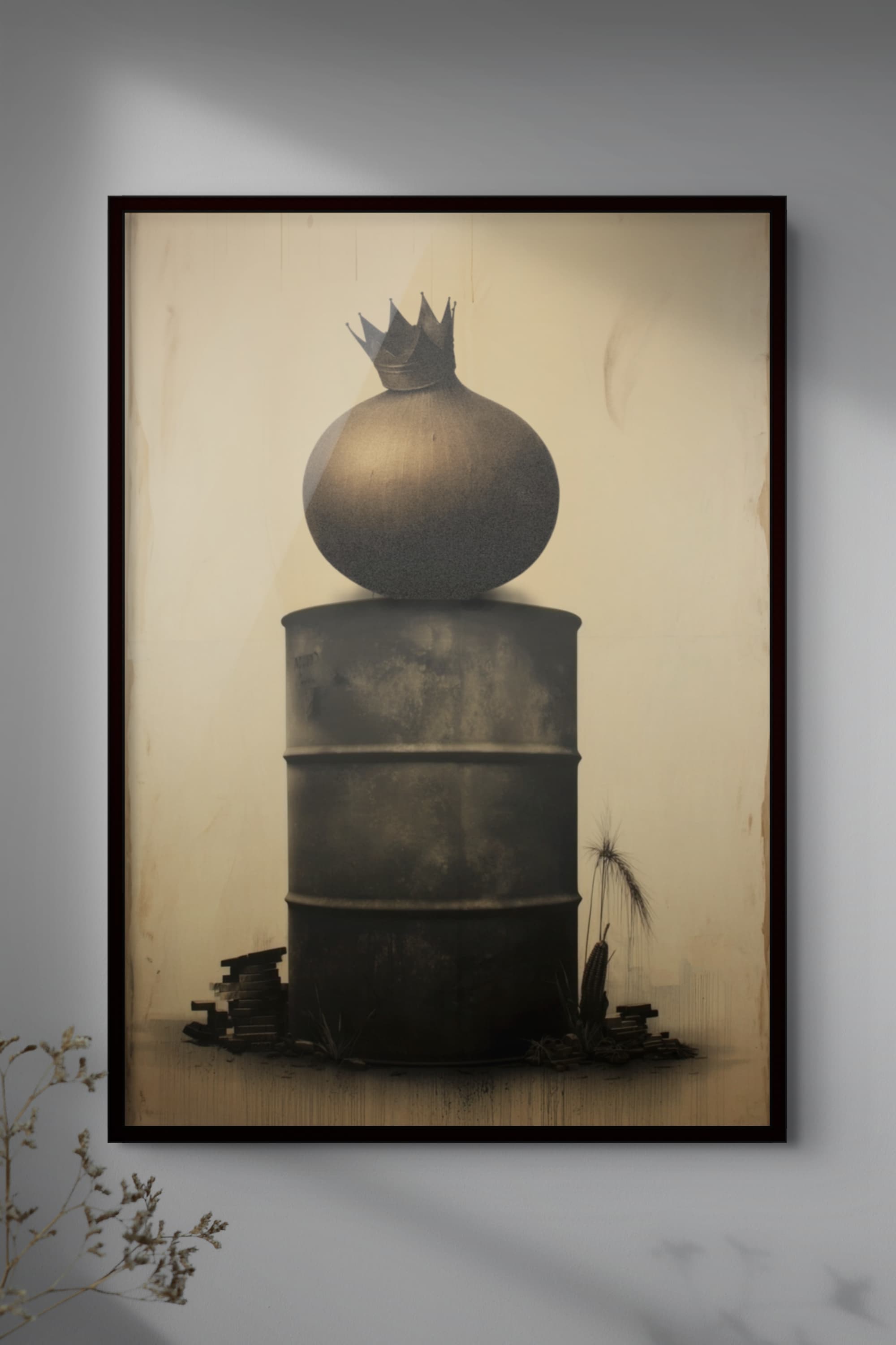 King of the Barrel (Chicago / 1955) — framed limited edition giclée print