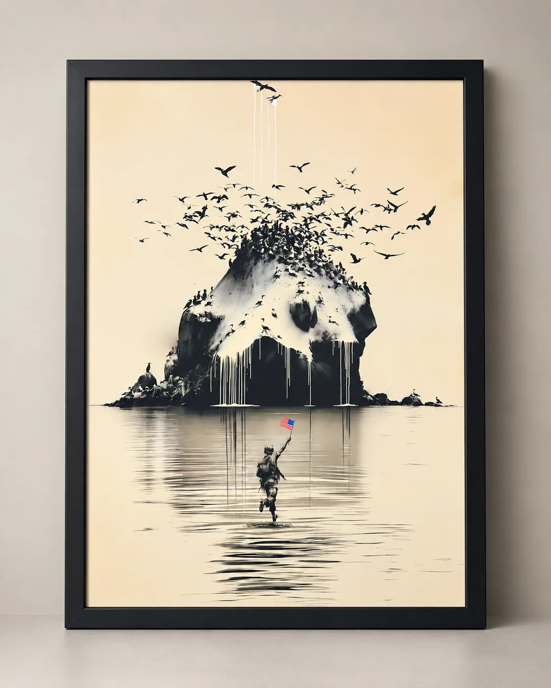 Liquid Gold (United States / 1856) — framed limited edition giclée print