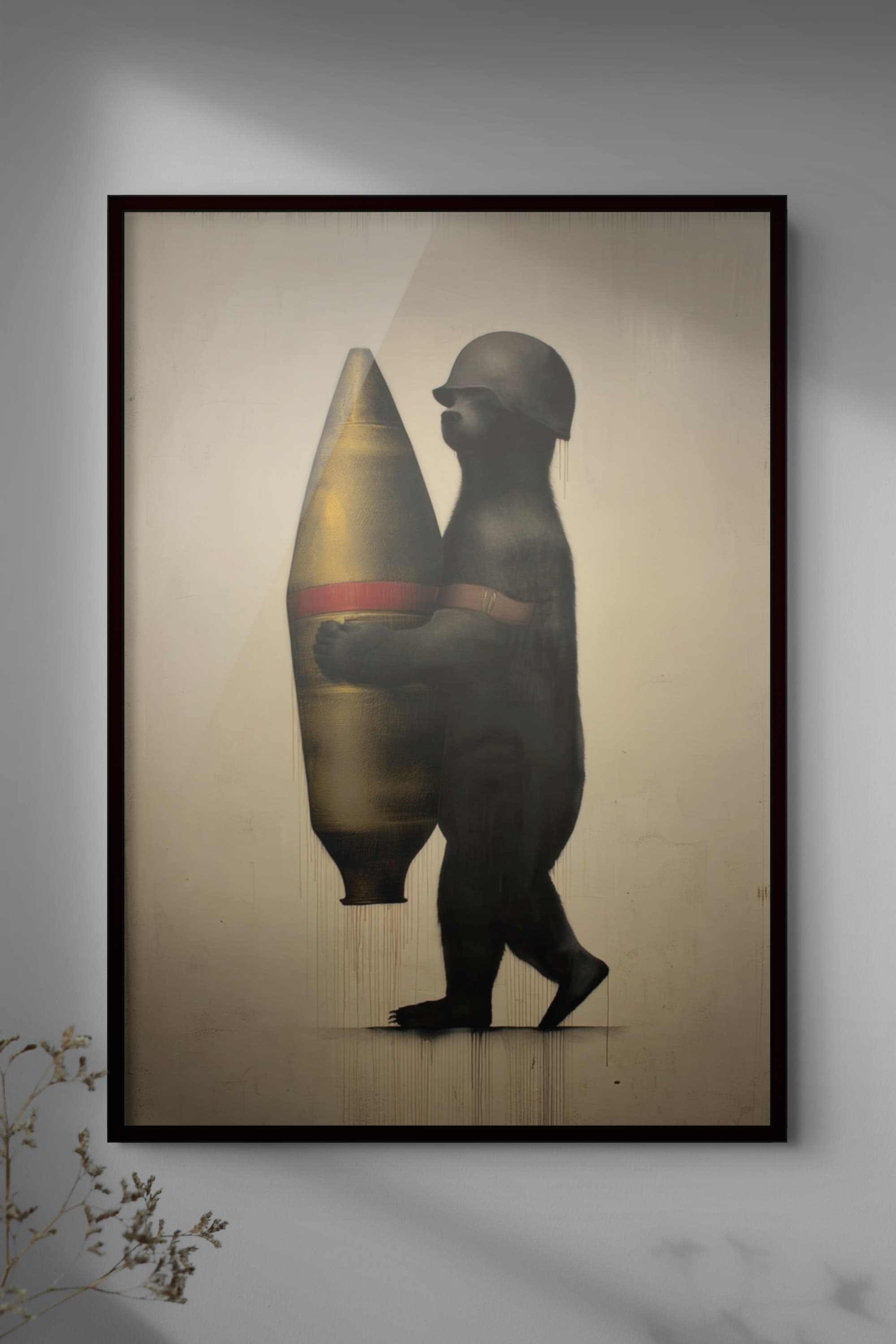Sergeant Bear (Italy / 1943) — framed limited edition giclée print