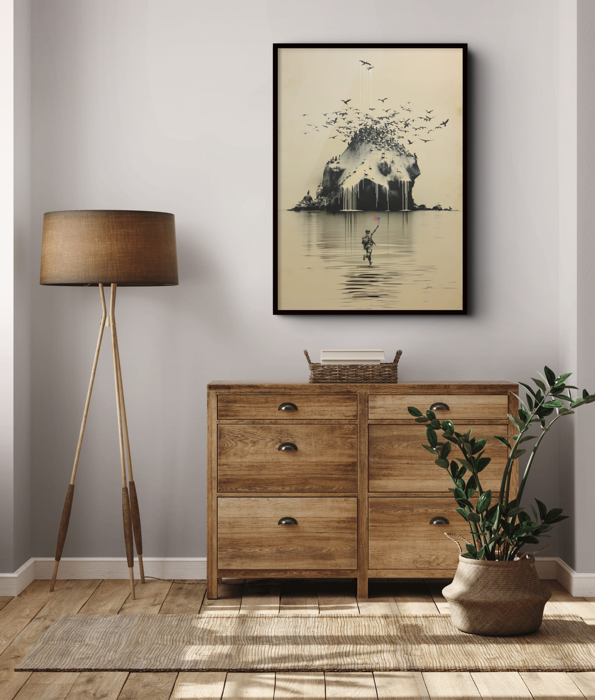 Liquid Gold — living room view