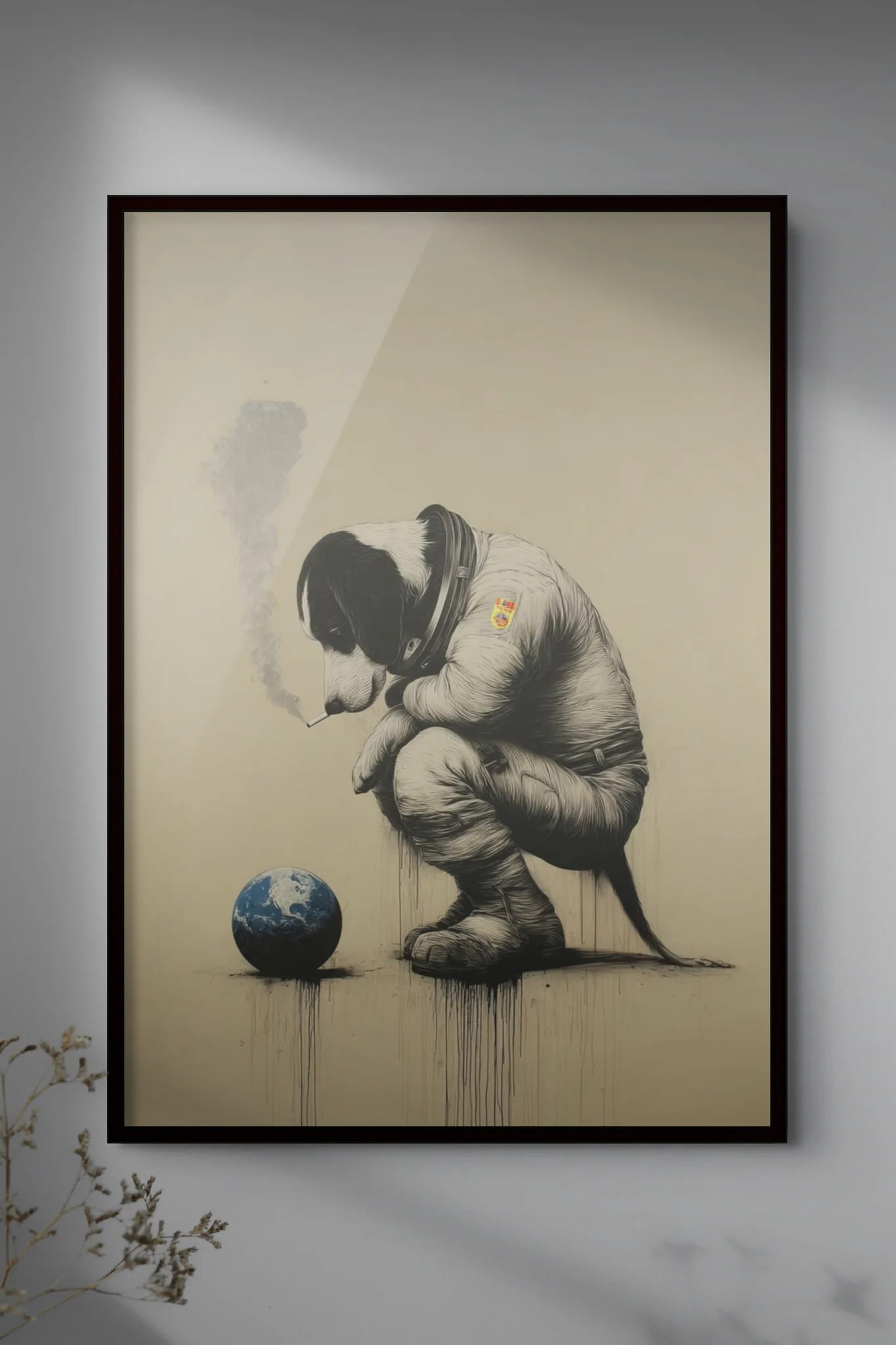 Lost Companion (Soviet Union / 1957) — framed limited edition giclée art print by Lost Axis