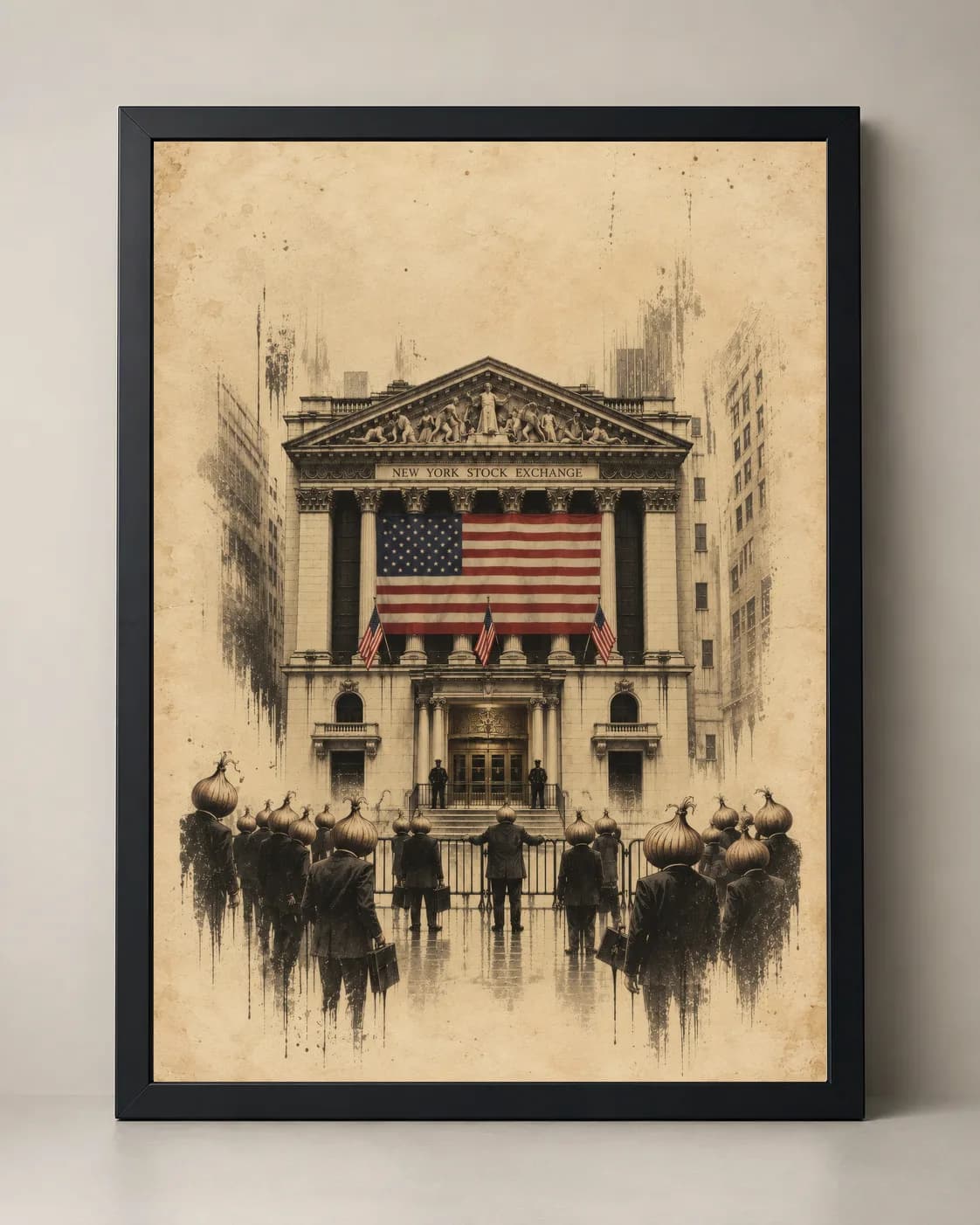 King of the Barrel — framed limited edition giclée print