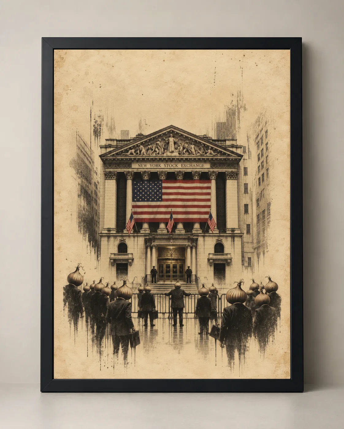 King of the Barrel — framed archival giclée print