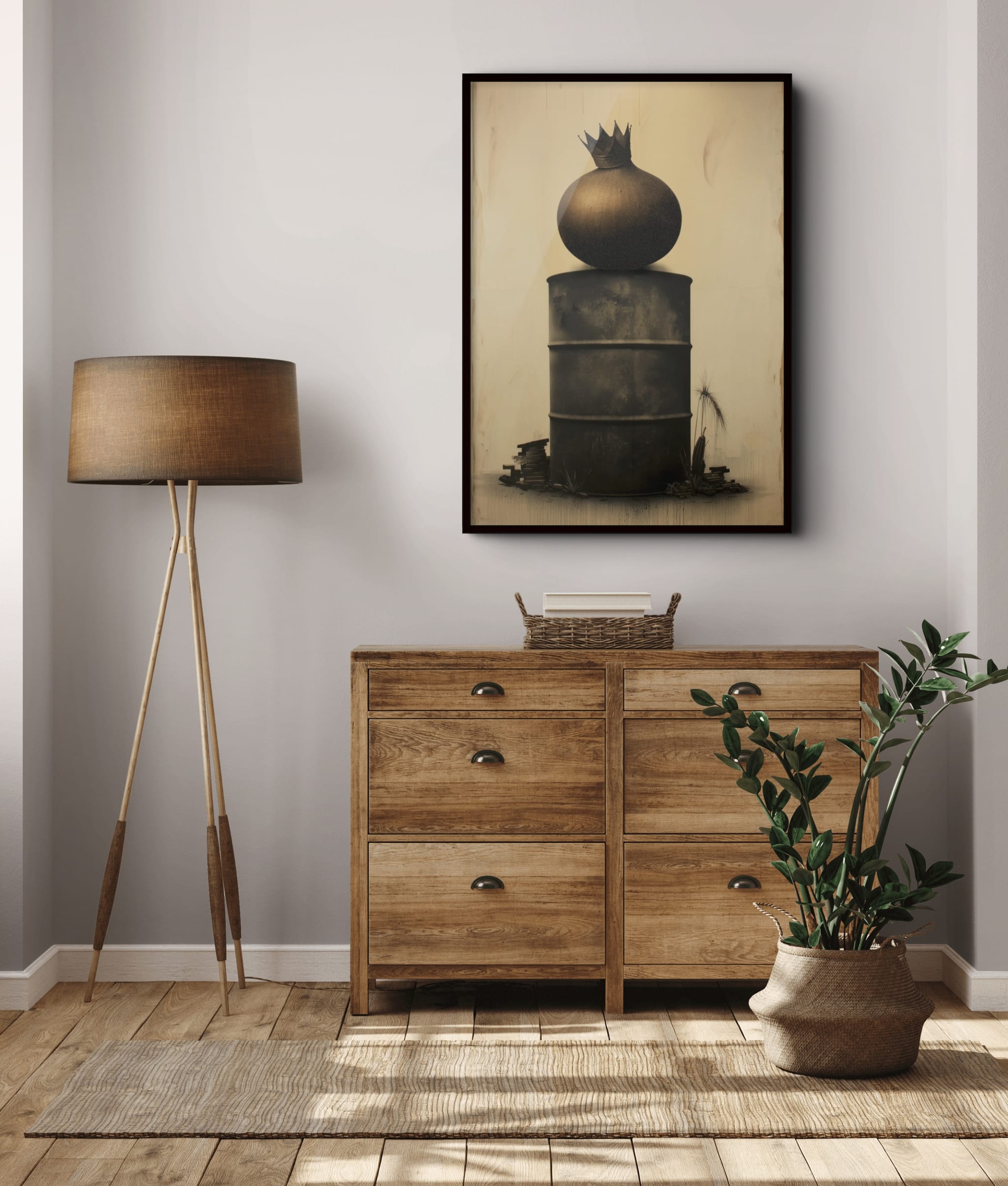 King of the Barrel — living room view