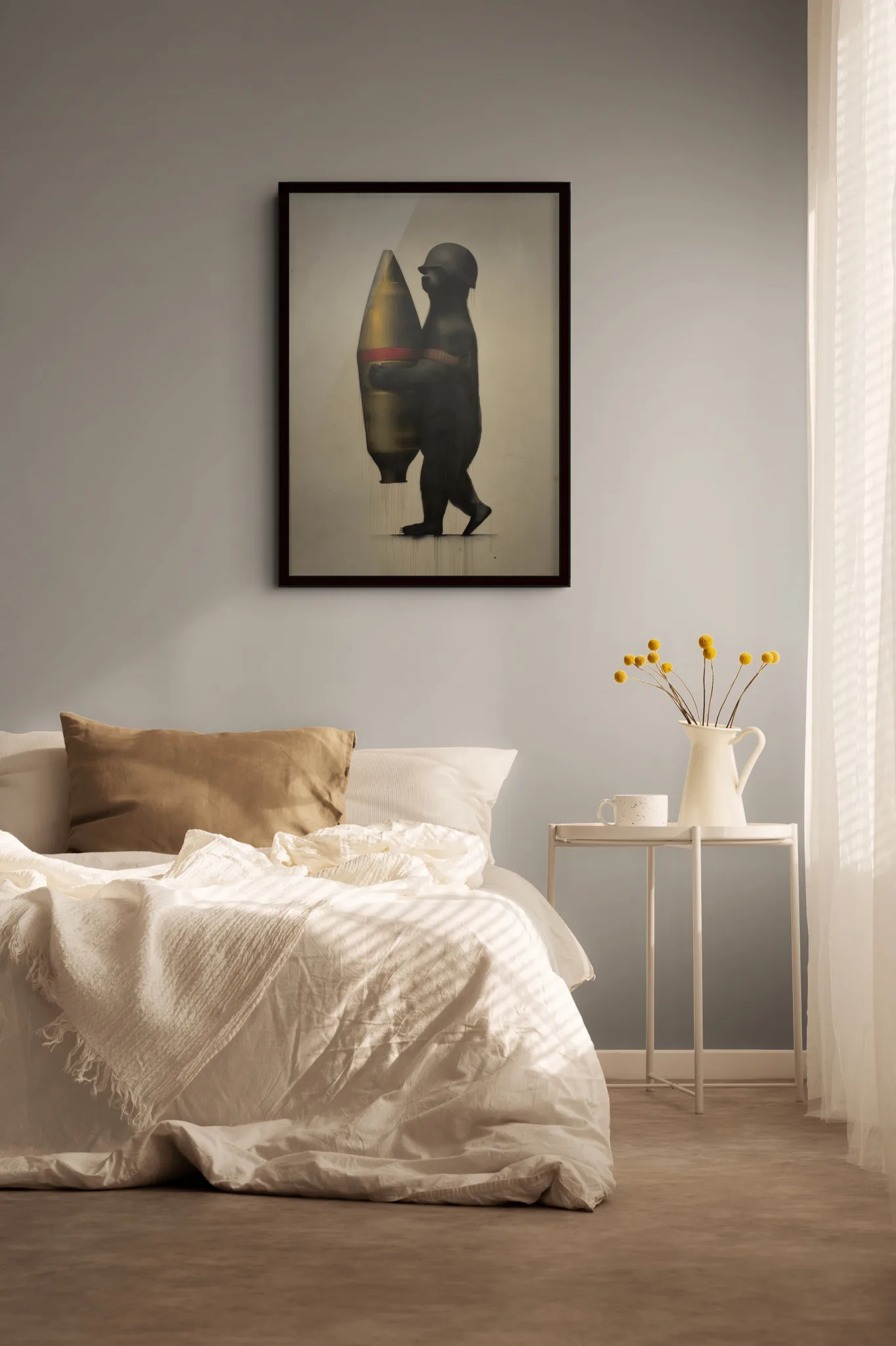 Sergeant Bear (Italy / 1943) — archival giclée artwork without frame