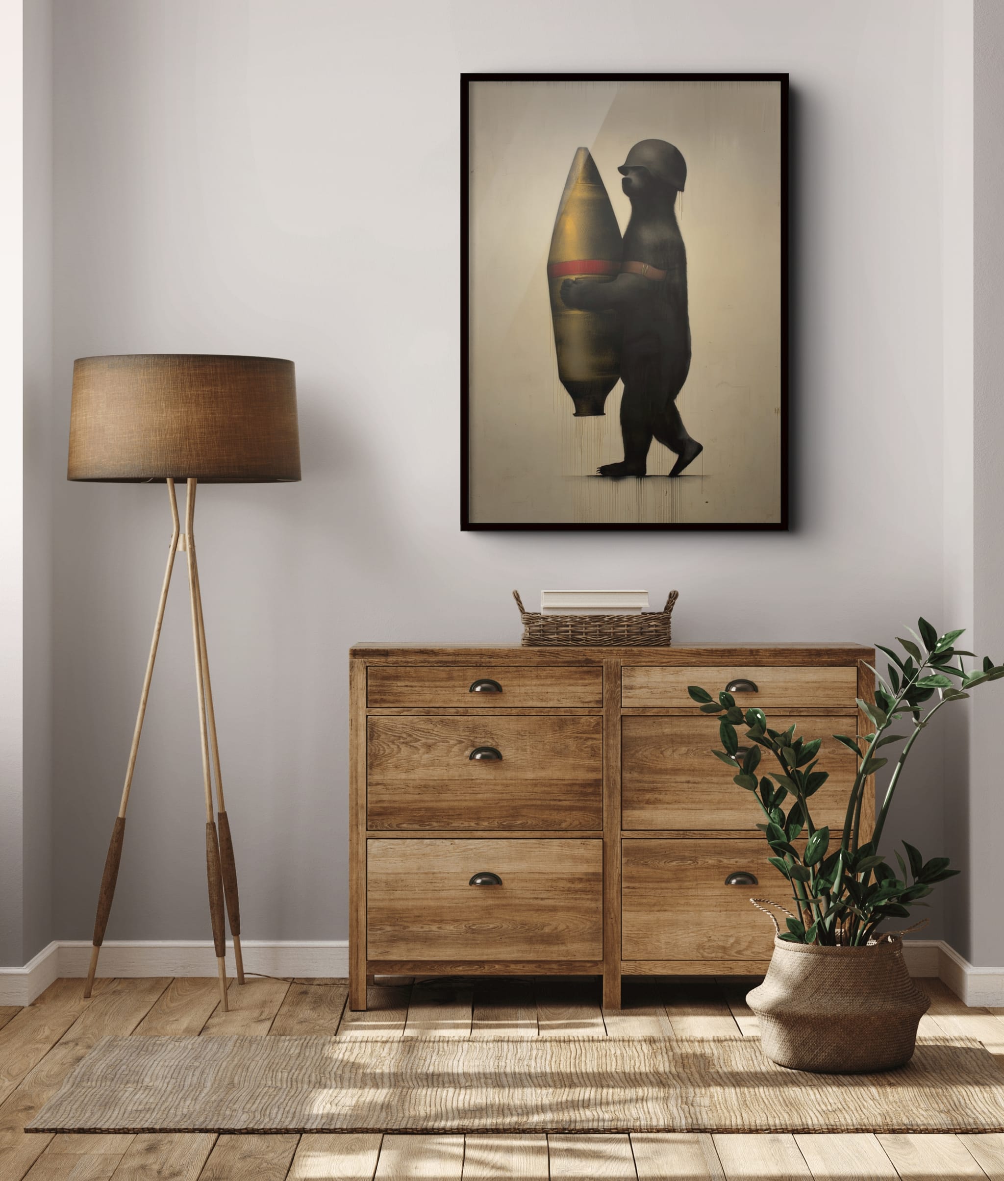Sargent Bear — living room view