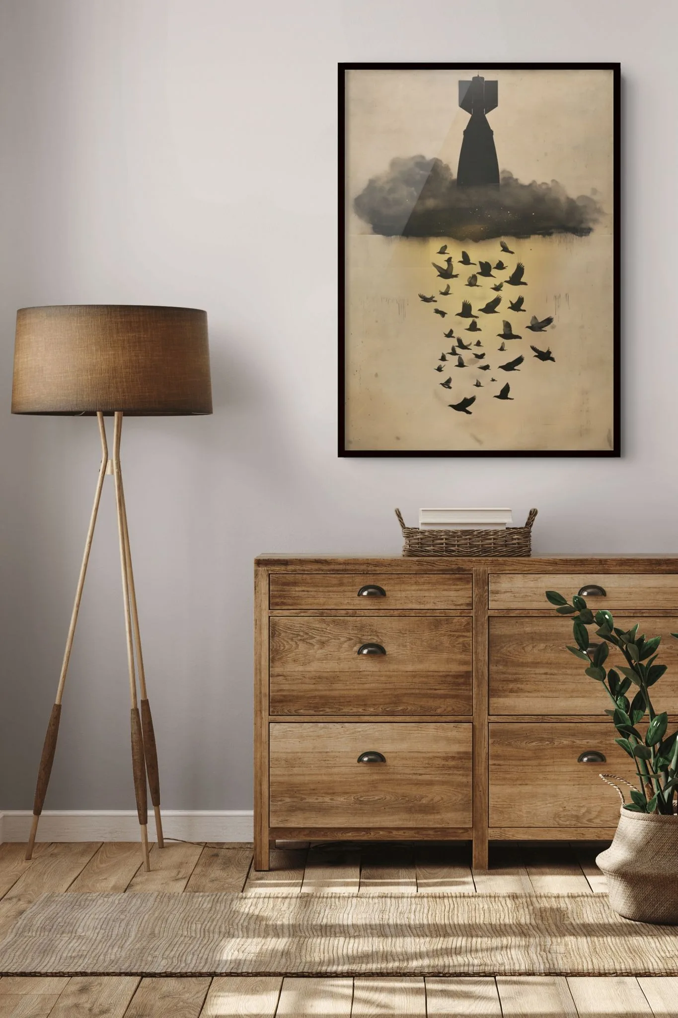 The Lucky Cloud — living room view